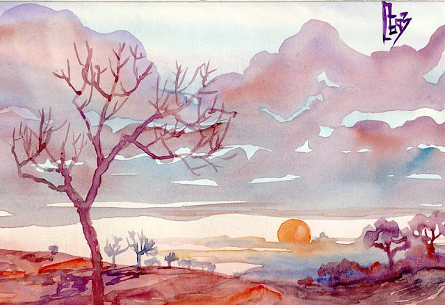 Stepan Borodulin. Watercolors.
