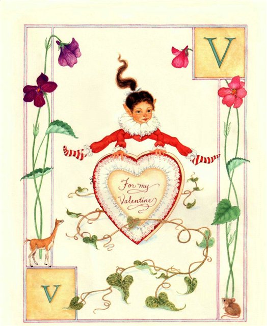 children book illustration,Lauren Mills Elfabet,illustration art, graphics