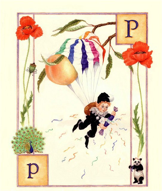 Lauren Mills Elfabet,illustration art, graphics, children book illustration