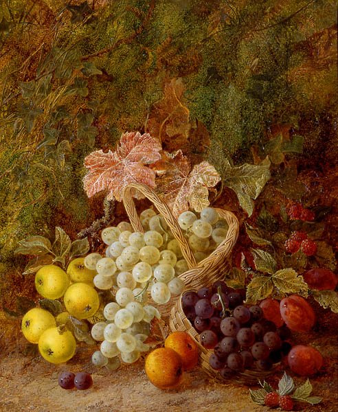 19th c. British artists, flower oil painting,Victorian/Edwardian artists,Clare