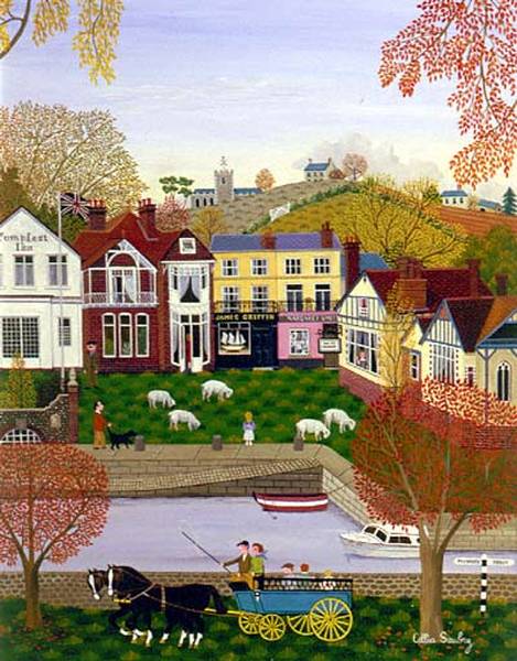 Oil Paintings by  Cellia Saubry French Naive Artist