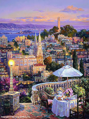 Painting by American Artist Cao Yong