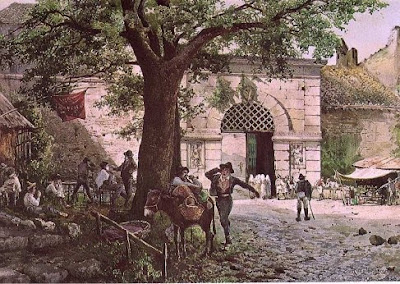 Ettore Roesler Franz. Porta Angelica in Rome