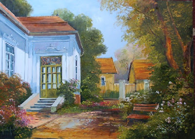 Paintings by Hungarian artist Zsolt Fekete