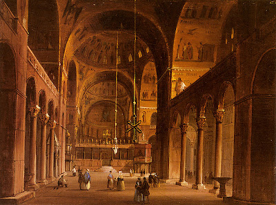 Carlo Grubacs. The Interior of San Marco Basillica