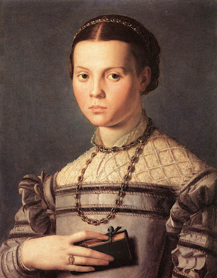 Portraits of  Women of Italian Renaissance. Agnolo Bronzino