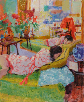 Women in Paintings by British Artist Hugo Grenville