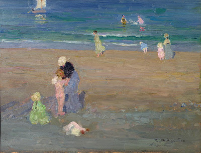 Seascape Painting by Emanuel Phillips Fox Australian Impressionist Artist
