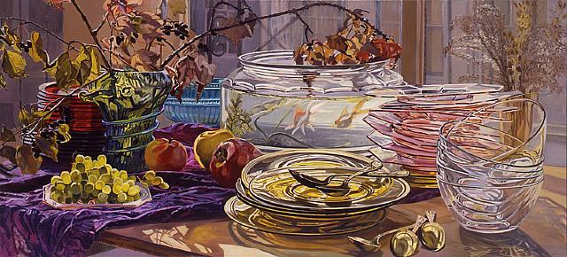 Still Life Painting by American Artist Janet Fish