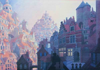 Urban Landscape by French Artist Jean Pattou
