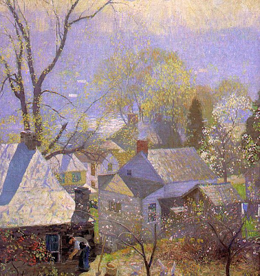 Landscape Painting by American Impressionist Artist Daniel Garber