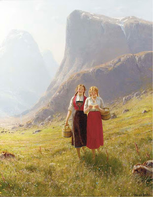 Landscape Painting by Norwegian Artist Hans Dahl