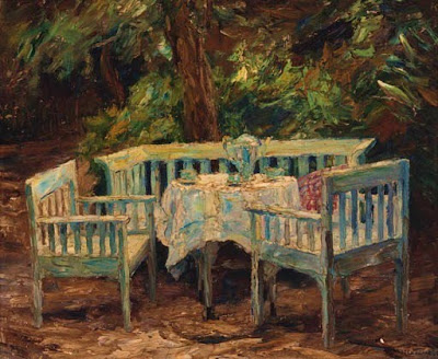 Painting by German Impressionist Otto Pippel