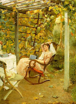 Ladies in the Garden in Painting