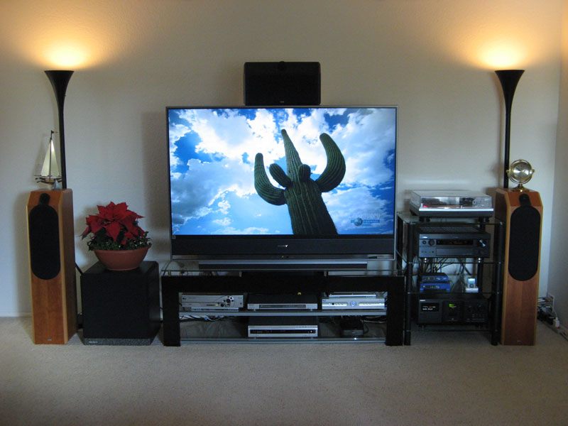 sony home theatre setting