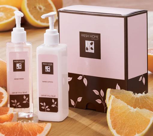 The Fresh Scent of Grapefruit in Hand Soap and Lotion Set