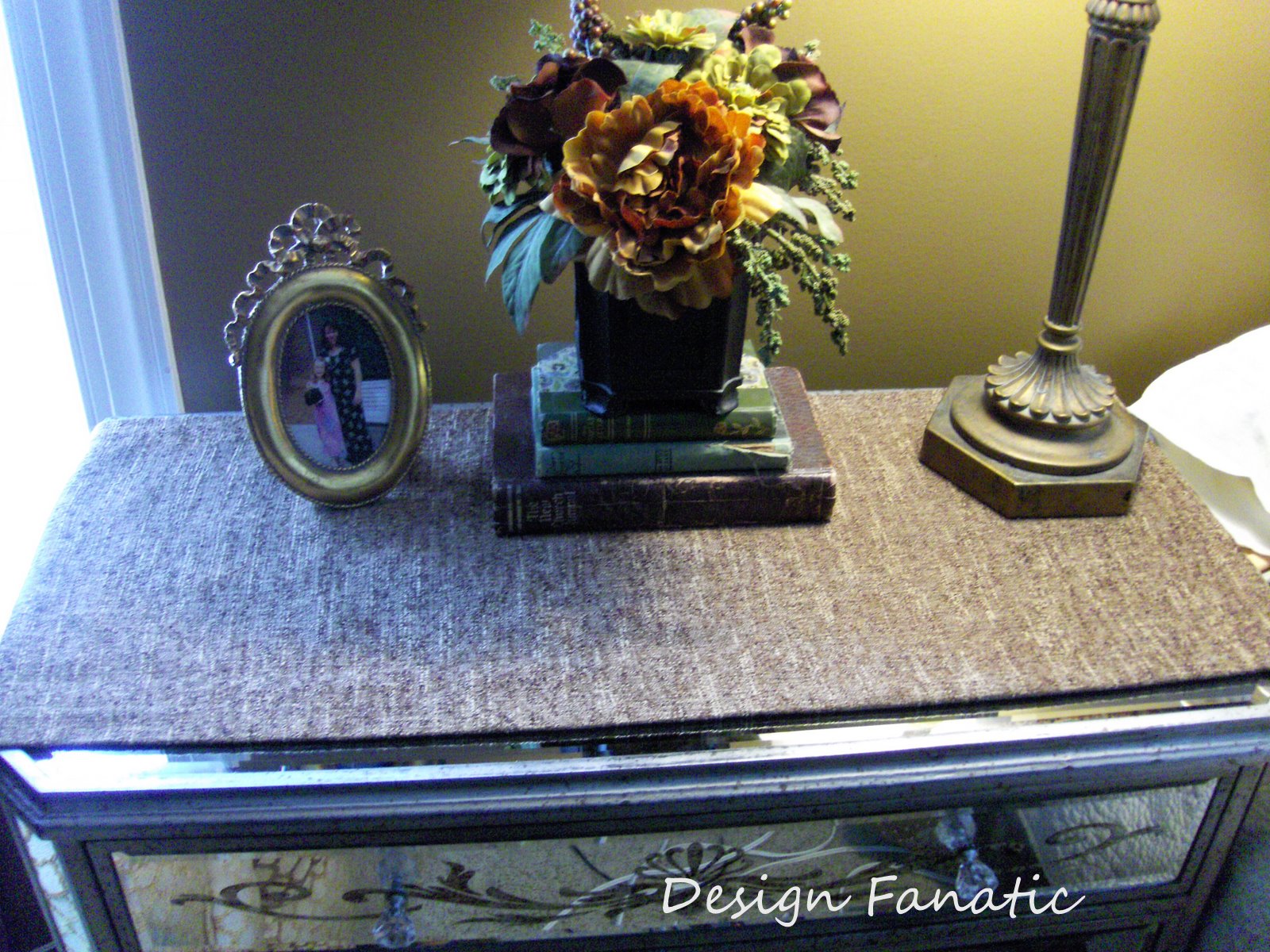 Voila! All finished! Now I can set down a drink without running for a