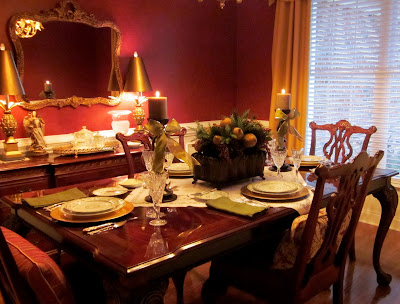I always love when it&#039;s time to set the table for Christmas dinner.