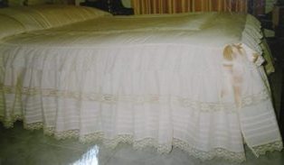 DECORACION DE HOGAR: Colcha Puntillas