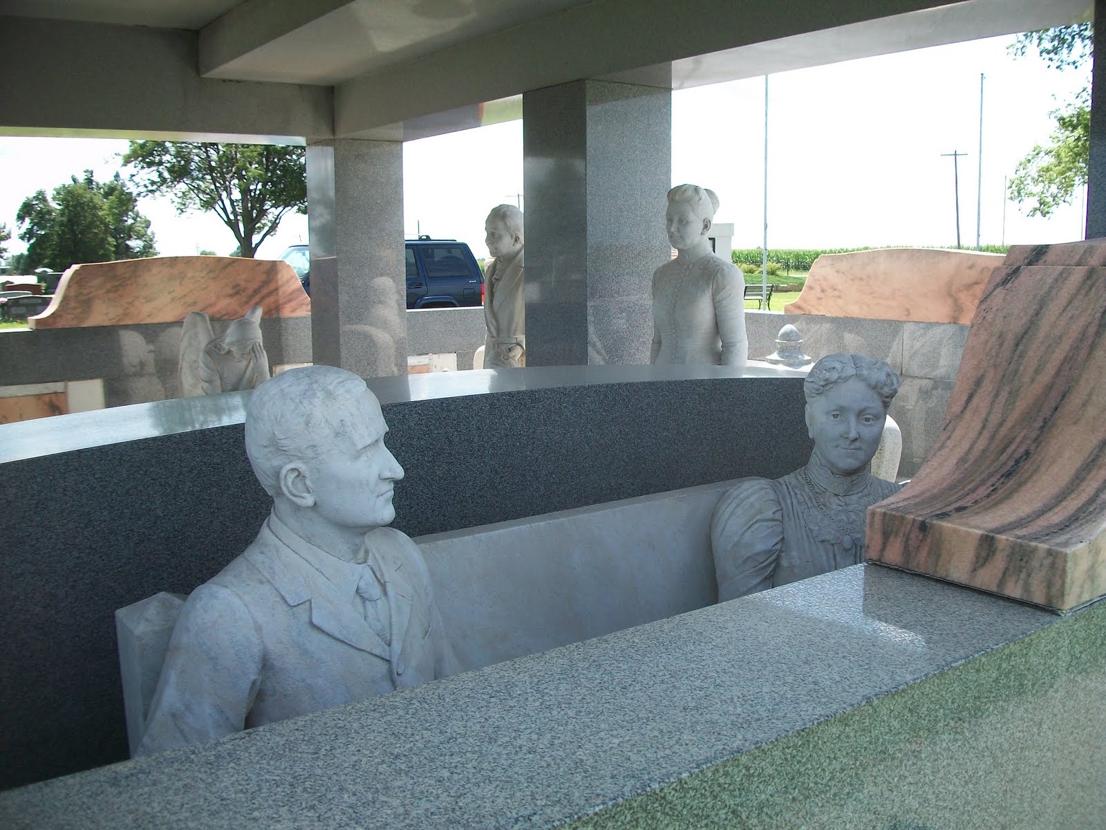 Life on the Road Davis Memorial in Hiawatha, Kansas