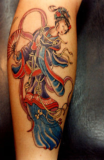 Japanese Tattoo, Geisha Tattoo, Calf Tattoo, Japanese Geisha Tattoos