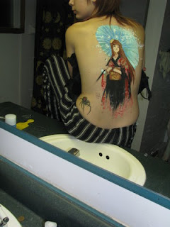 Back Piece Japanese Tattoos With Image Geisha Tattoo Designs Especially Back Piece Japanese Geisha Tattoos For Female Tattoo Gallery Picture 5