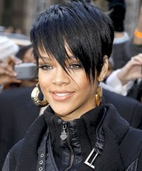 Rihanna Hairstyle With Black Short Hair Cut Gallery Picture 4