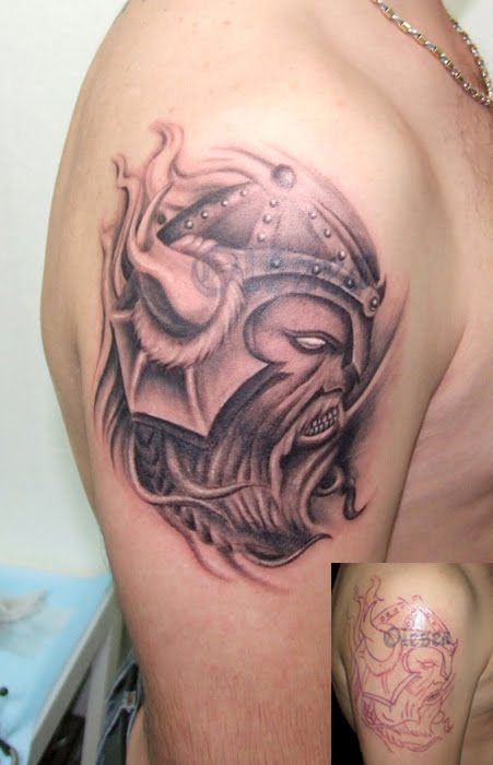 Shoulder Viking Tattoo Design 5 Shoulder Viking Tattoo Design 5