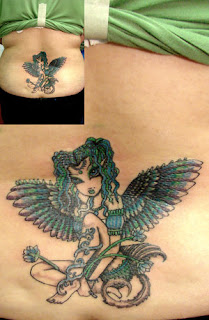 Art Lower Back Fairy Tattoo Designs For Women Tattoos 6
