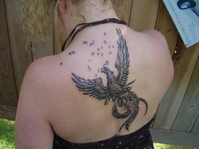 Phoenix Bird Tattoo Symbolic Beauty phoenix tattoo