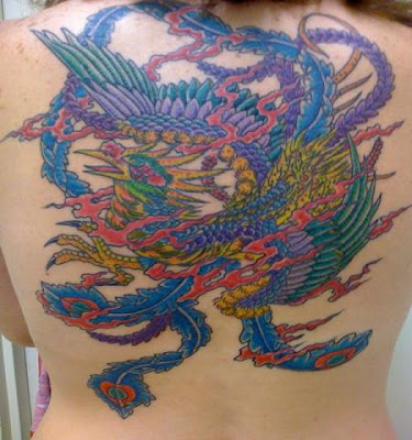 Phoenix Bird Tattoo 13