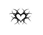 Tribal Tattoos With Image Heart Tribal Tattoo Designs Picture 2