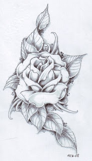 Flower Rose Tattoo Design 5