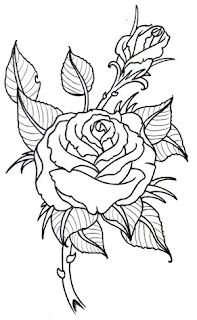 Flower Rose Tattoo Design 2