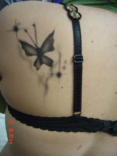 Butterfly Shoulder Tattoo Design
