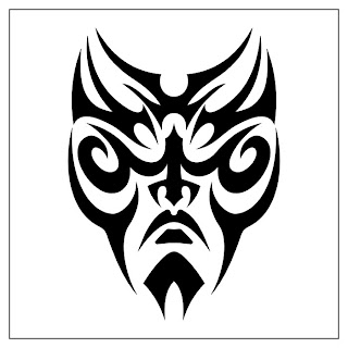 Tribal Mask Maori Tattoo Design Tribal Mask Maori Tattoo Design