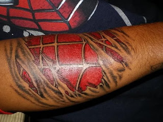 Arm 3D Spider Tattoo Design Arm 3D Spider Tattoo Design