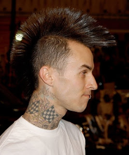 Travis Barker Hair Styles With Fanned Mohawk Hairstyles 9