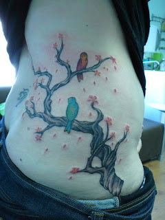 Cherry Blossom Tattoo, Japanese Tattoo, Side Body Tattoo, Female Tattoo, Flower Tattoo, Japanese Cherry Blossom Tattoo, Tattoos, Tattoo Designs, Feminine Tattoo, Sexy Tattoo