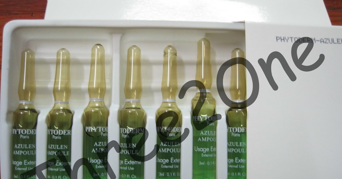 Three2One France Face Ampoules!