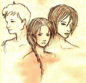 Katniss and Gale created