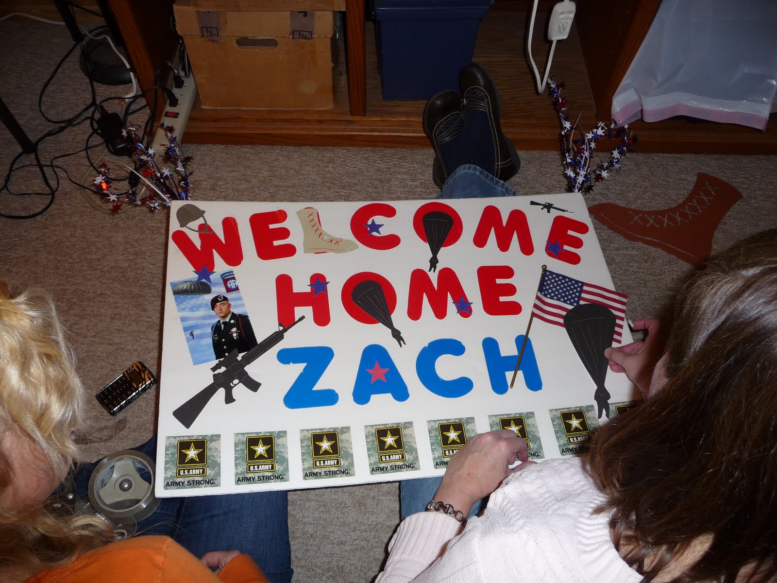 scrap me with style welcome home soldier