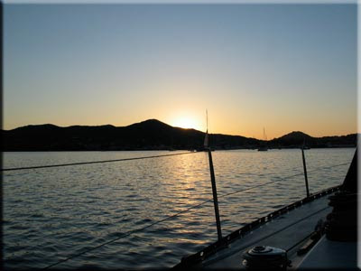 tramonto in rada a Portoferraio tramonto in rada a Portoferraio