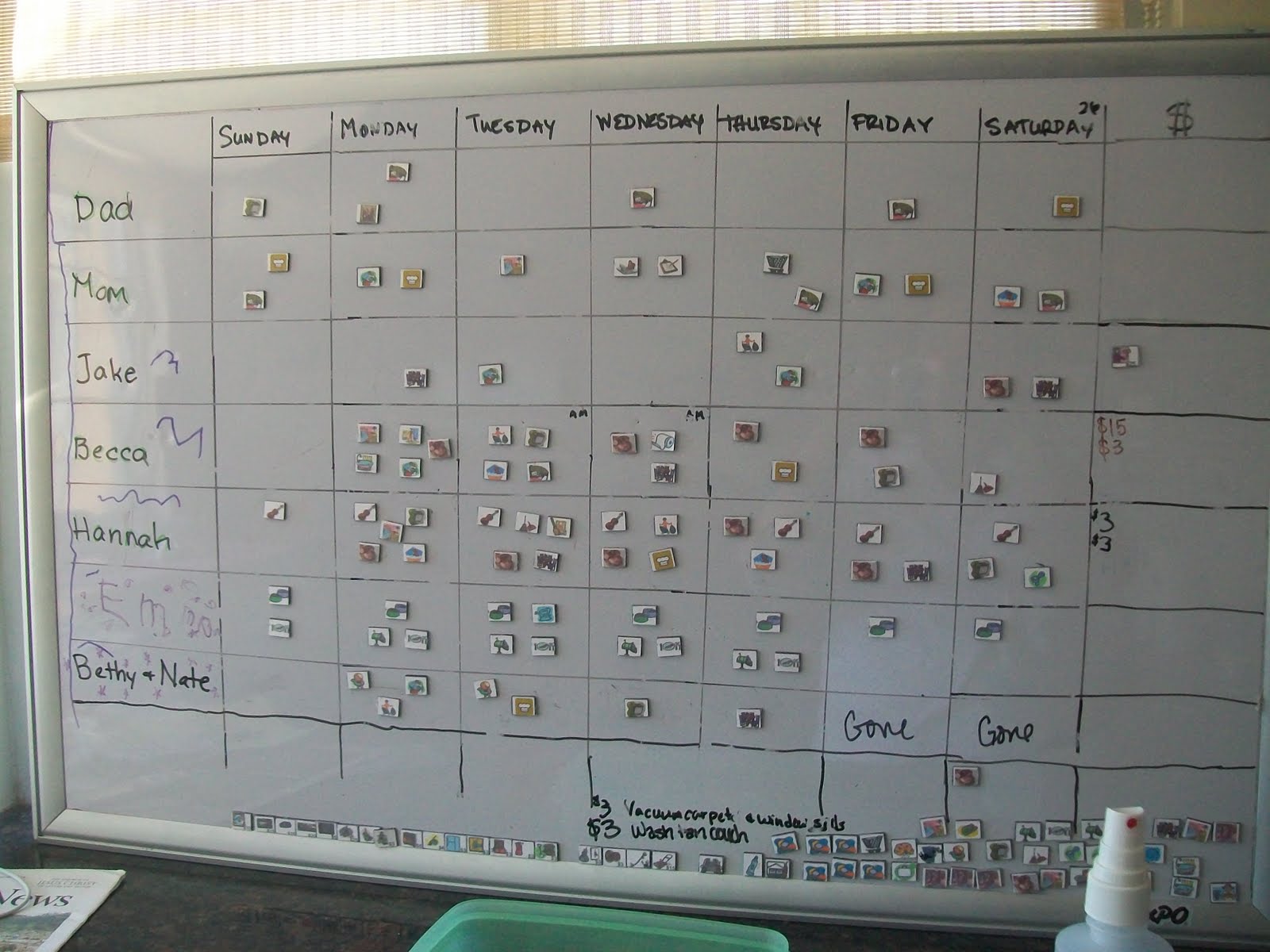 Family Chore Chart