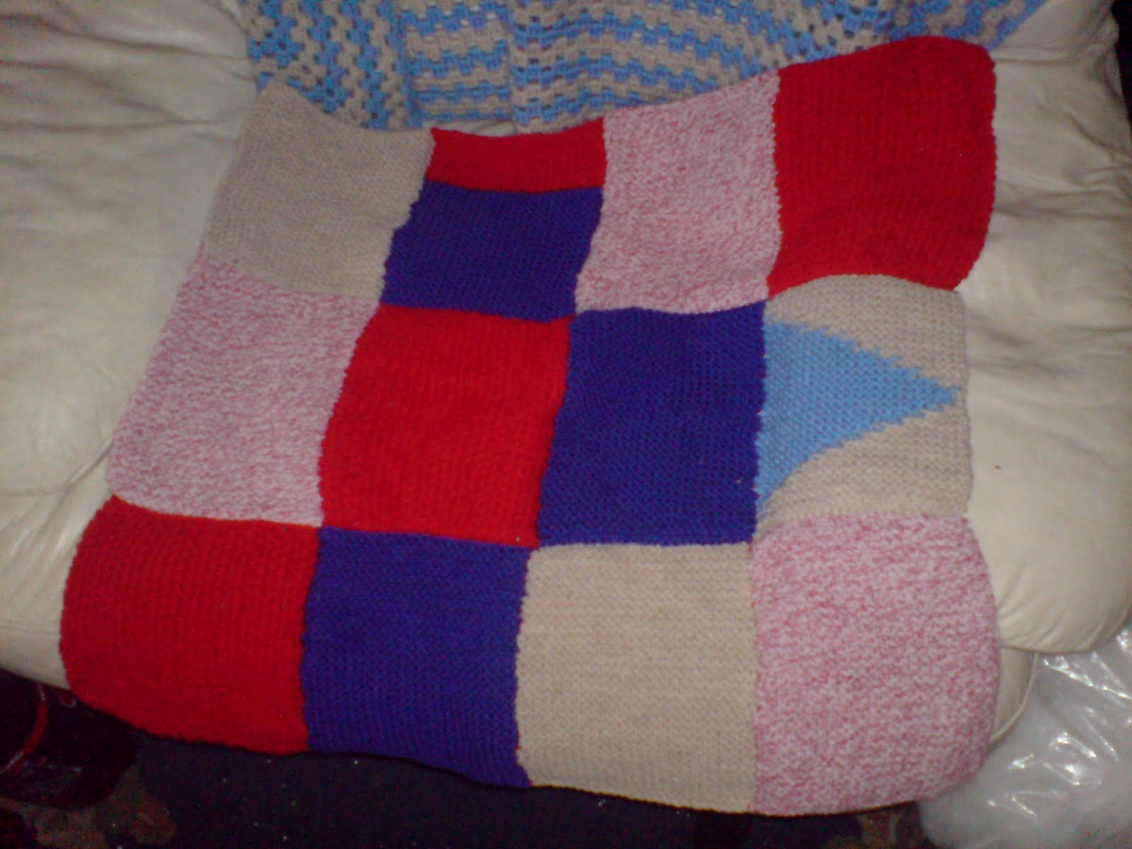 HANDMADE BY LILACANGLIA A couple of blankets I have knitted for my