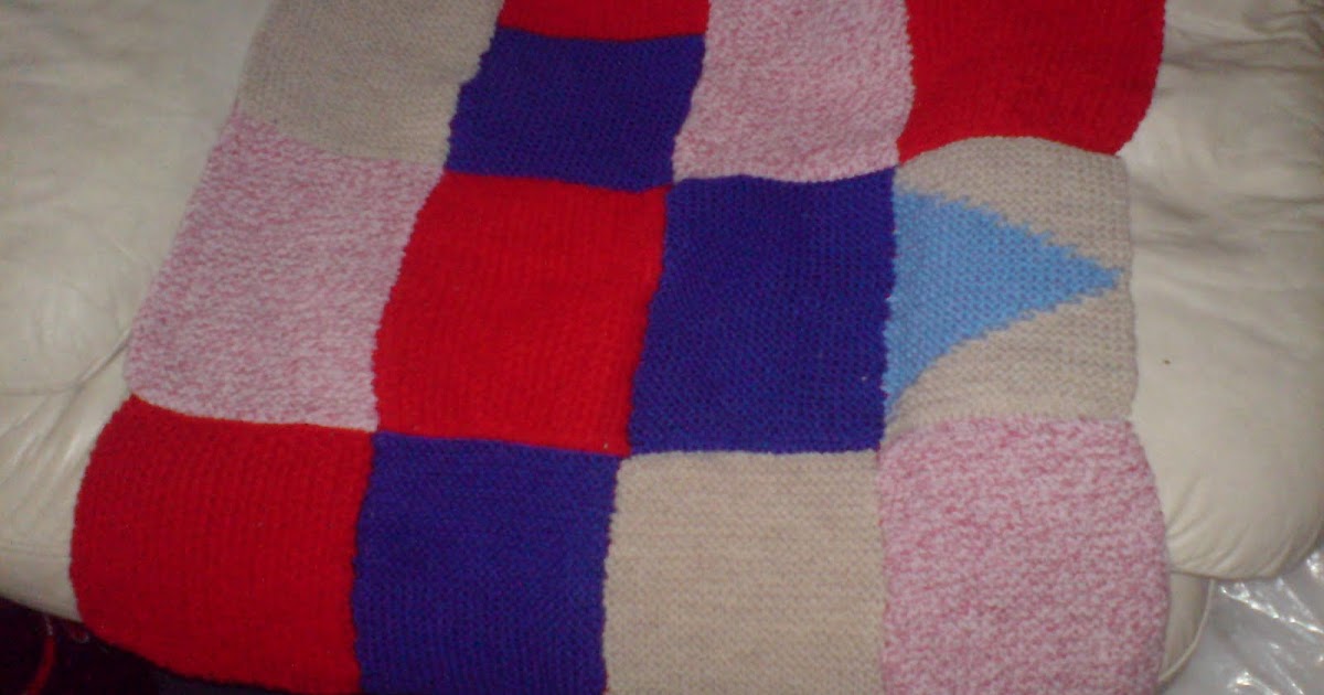 HANDMADE BY LILACANGLIA A couple of blankets I have knitted for my