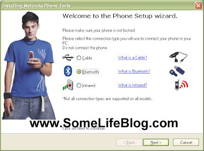 Bluetooth Cell Phone Configuration for Motorola Phone Tools Step 2
