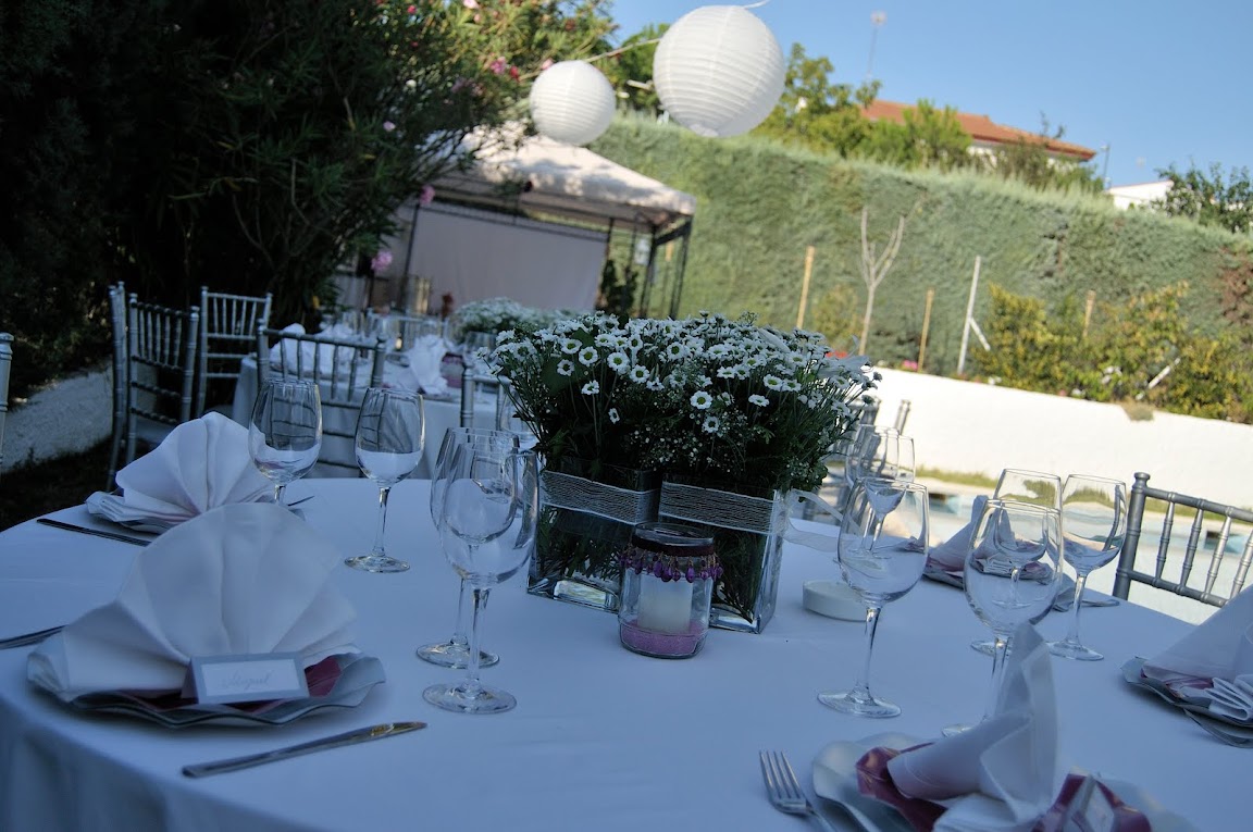 la decoración de mis mesas