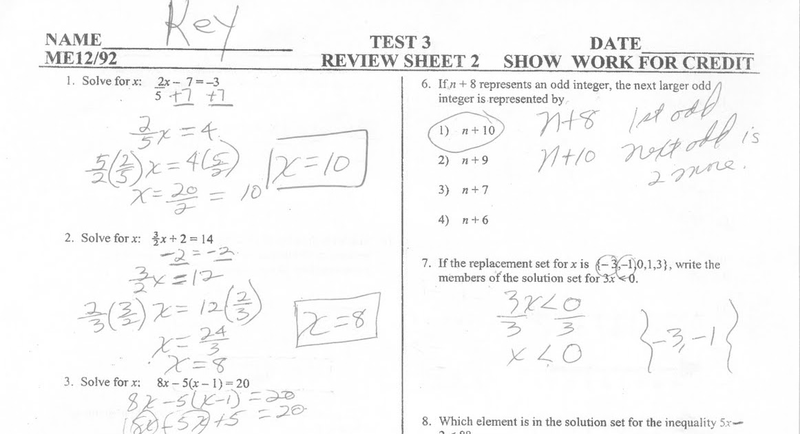 Unit 1 equations and inequalities homework 2 answers image