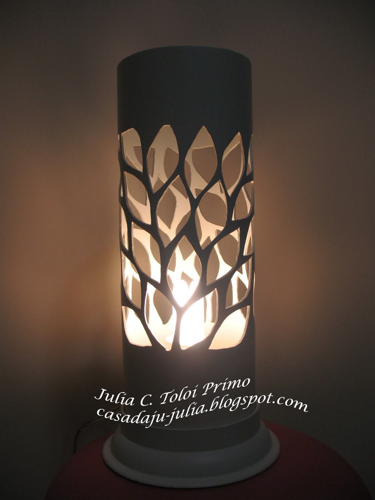 Ju Luminárias em PVC Luminárias em PVC Vazadas